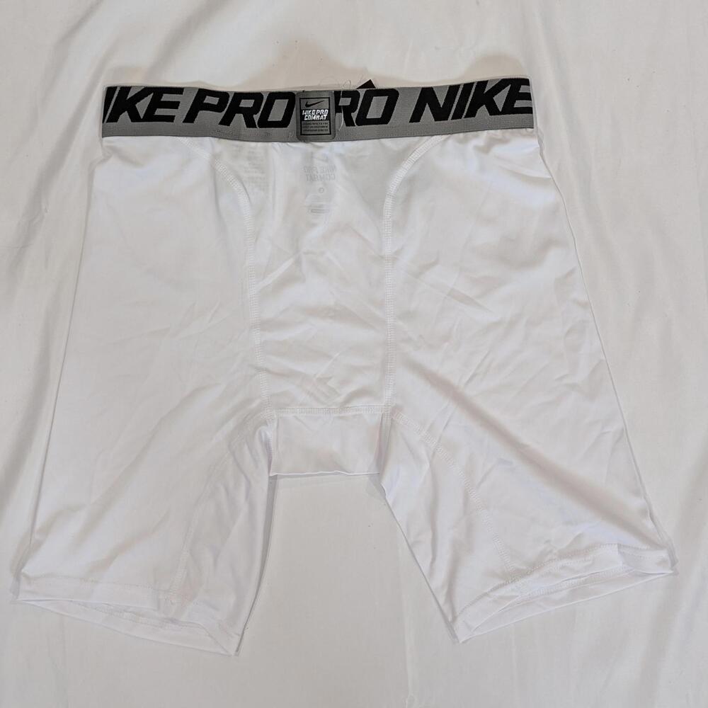 NWT Nike Pro Combat NBA Compression Shorts Men's Dri-FIT Size XL White - Picture 3 of 5